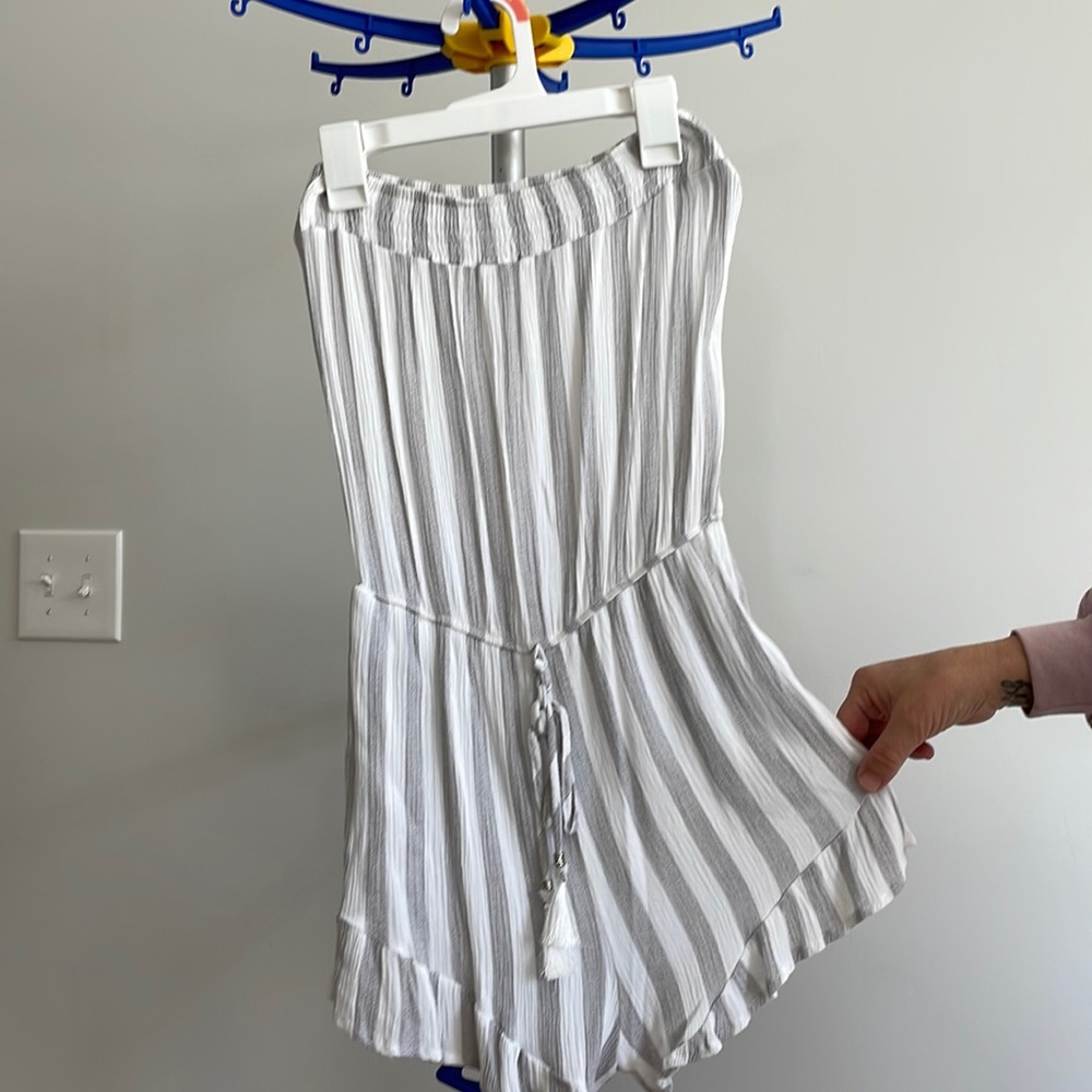 Salty lemon, size Small, romper / beach cover up